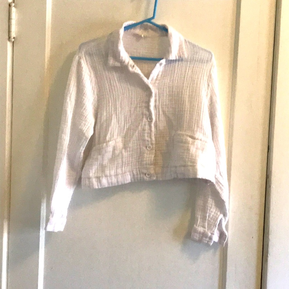 Eileen Fisher Crop Jacket Top